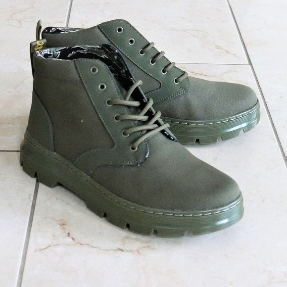 Dr. Martens Olive Green Bonny II Mid Boots, Sz 11 - Picture 2 of 10